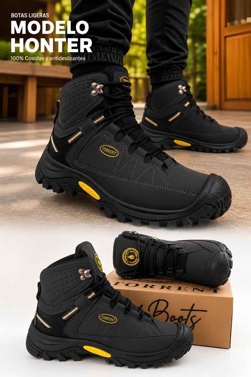 Botas 100% Cosidas Calidad Premium ⚠️(No Tienen Puntera de Seguridad)