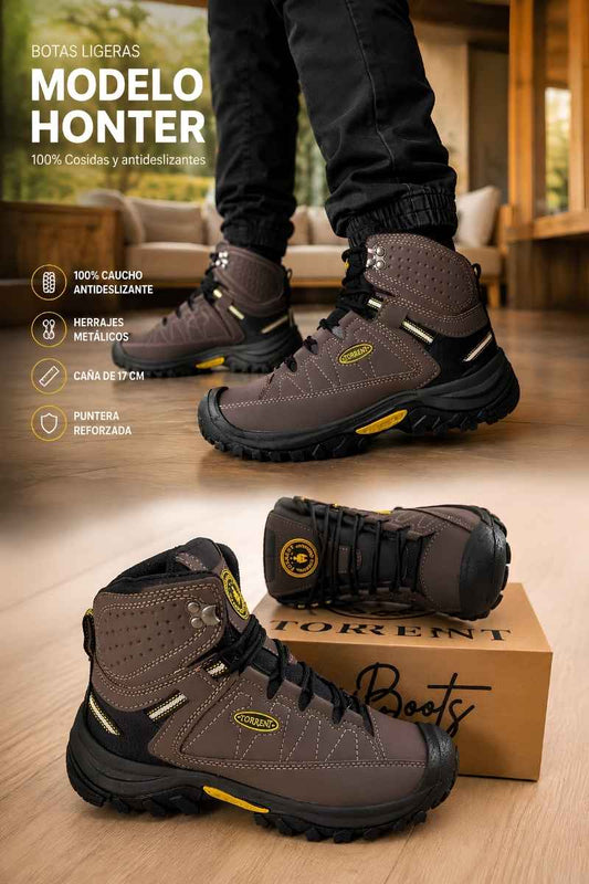 Botas 100% Cosidas Calidad Premium ⚠️(No Tienen Puntera de Seguridad)